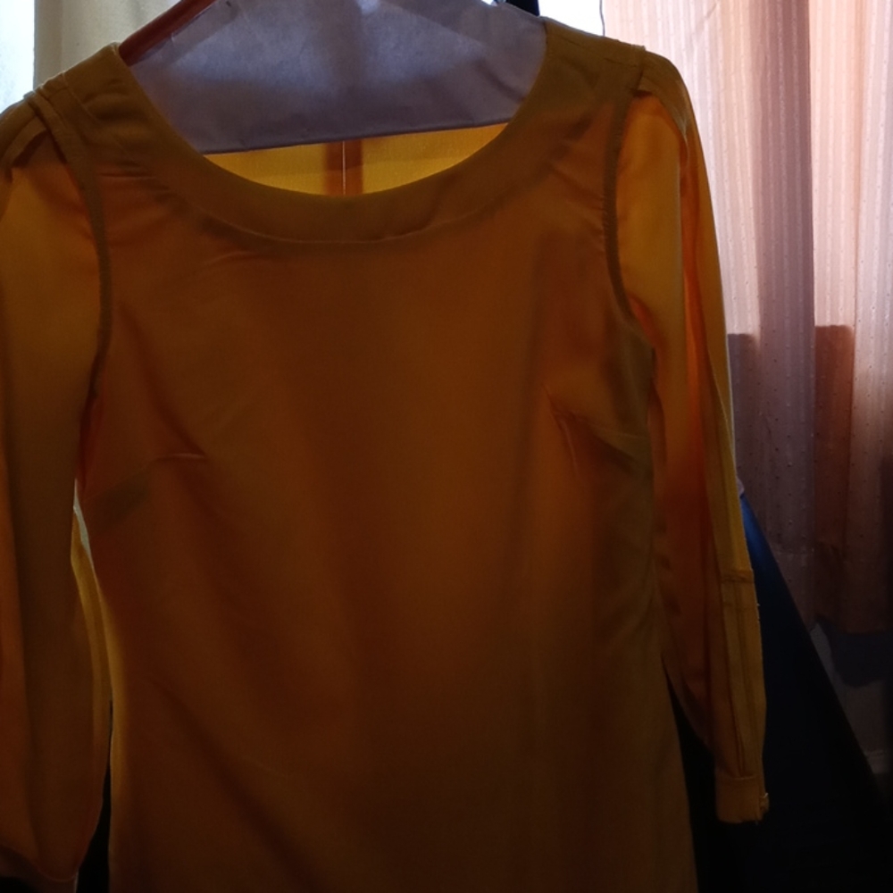 Yellow summer dress